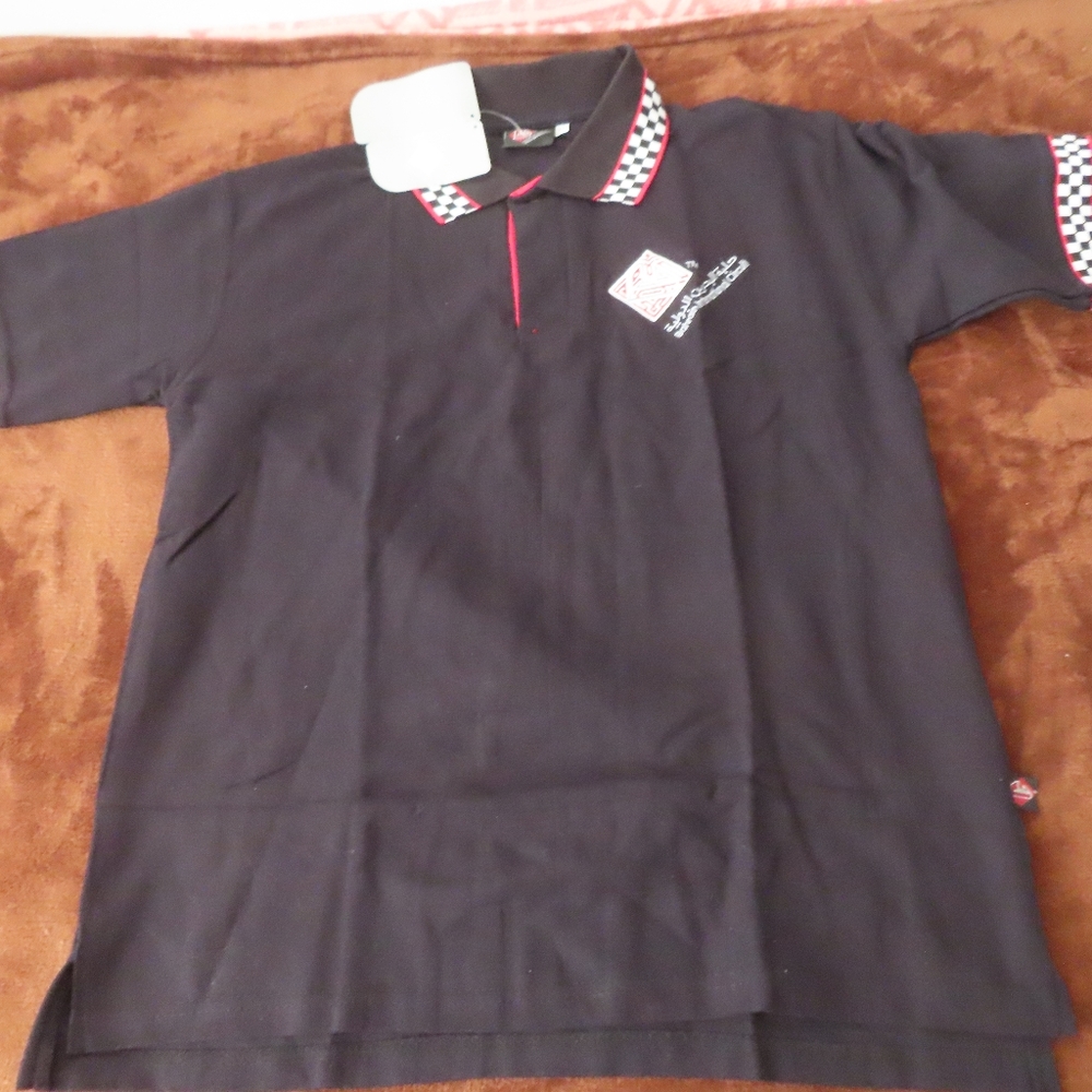 rare bahrain international circuit f1 racing polo shirt XL NWT